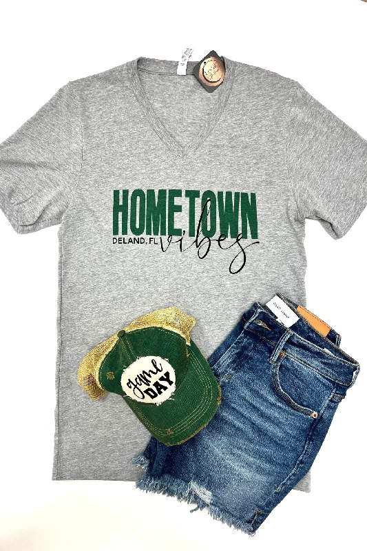 DeLand Hometown Vibes V-Neck Tee