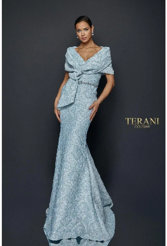 Terani Couture 1921M0727 Powder Blue 16 Sale