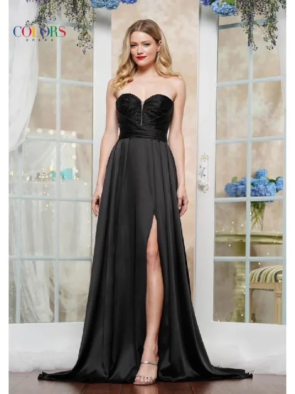 Colors 3433 Evening Long A Line Formal Prom Dress