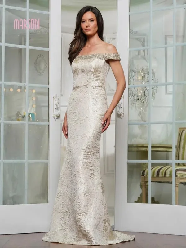 Marsoni MV1346 Long Fitted Formal Dress