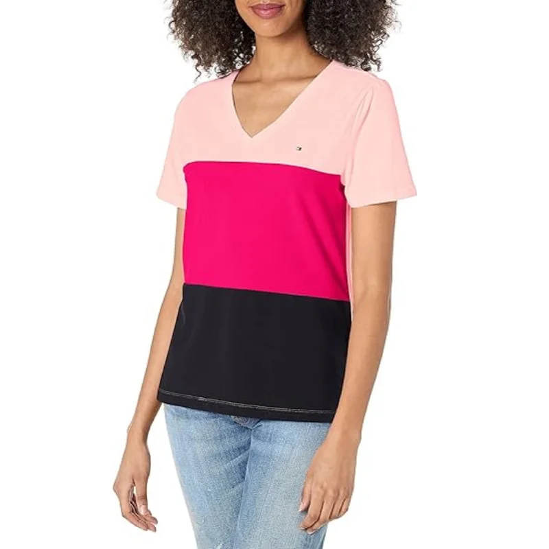 ORIGINAL  -  Colorblocked V-Neck T-Shirt