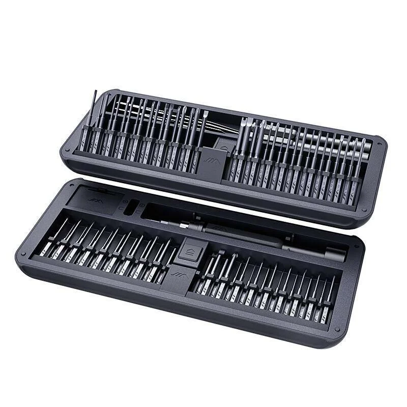 [2021 New] JIMI¬Æ JM-GNT80 80 In 1 Precision Screwdrivers Multi-used DIY Repair Screw Driver 72PC S2 Bits With 2 Rods