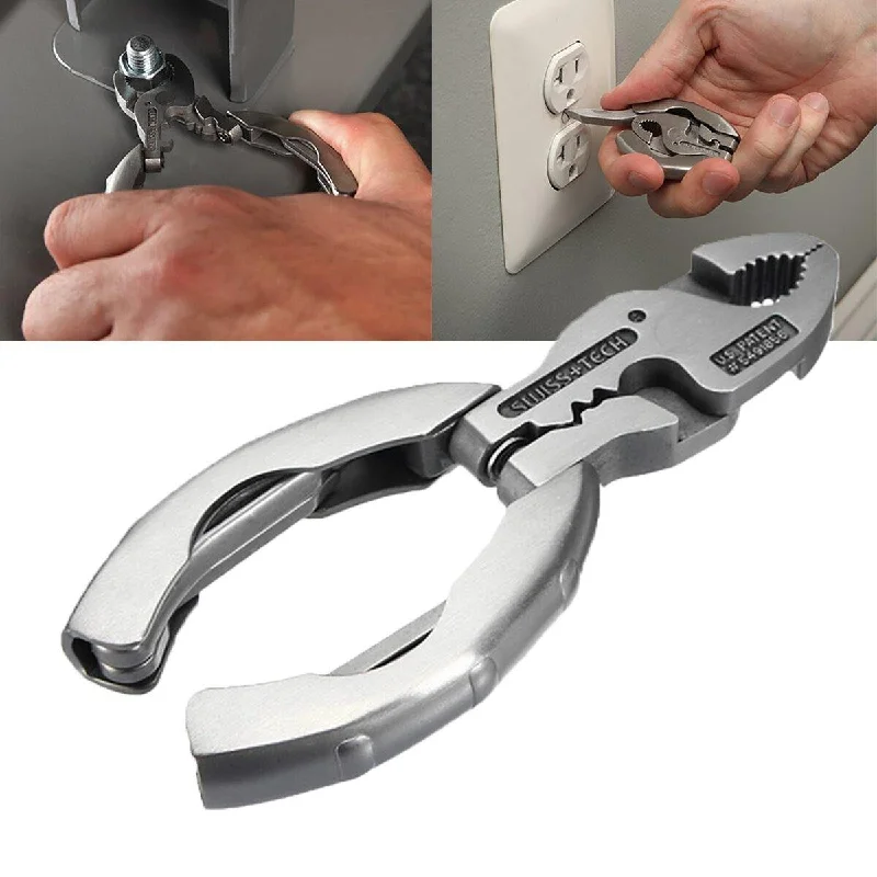 9-in-1 Mini Multifunctional Tool: Keychain Plier, Screwdriver, and Pocket Tools