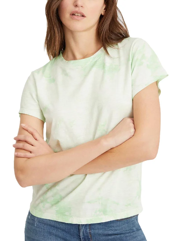 Perfect Womens Tie-Dye Crew Neck Top