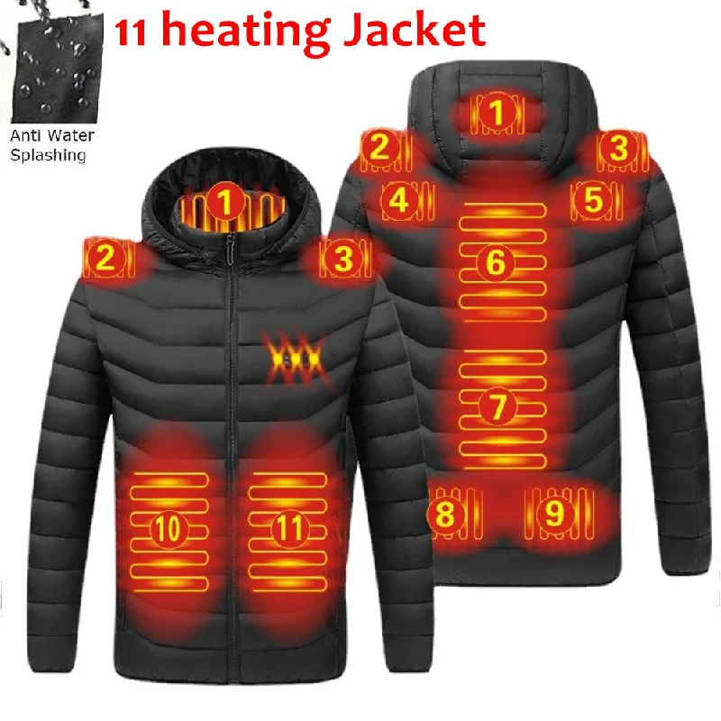 super winter warm USB heating waterproof jackets