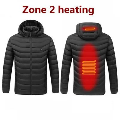 2 Areas Heated Black