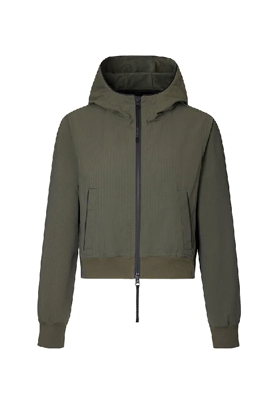 Simone Water and Wind-resistant Short Hoodie