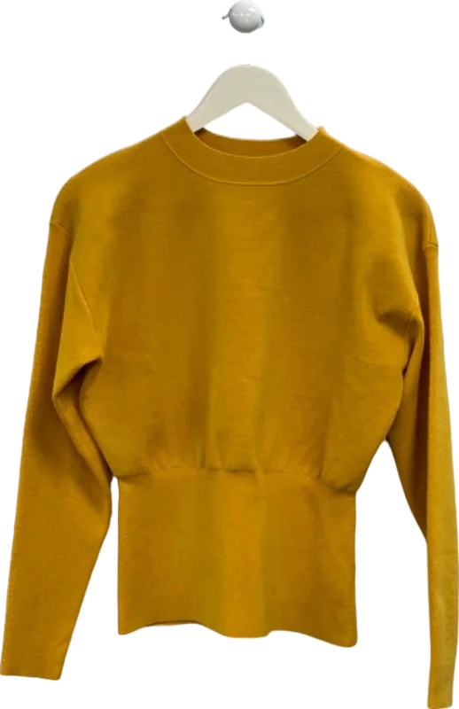 3.1 Phillip Lim Yellow Ribbed Knit Sweater Size S