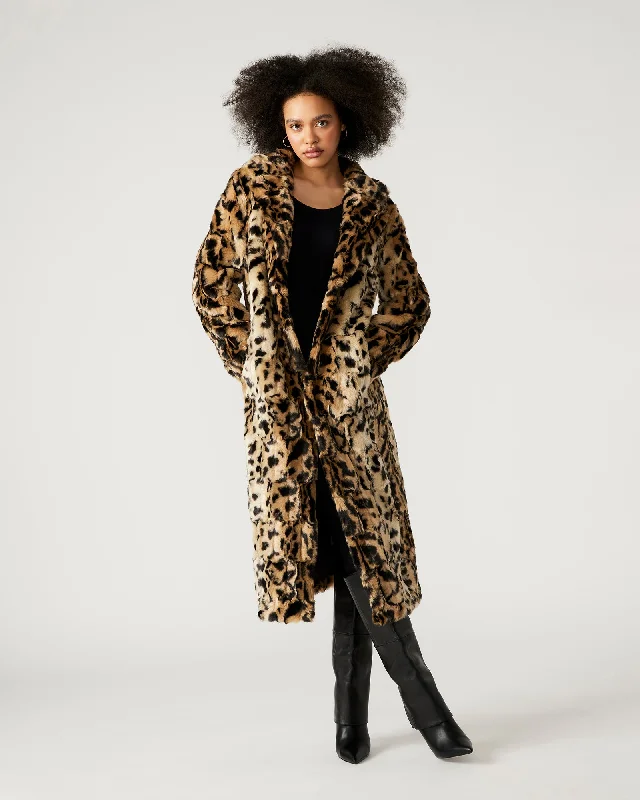 LONG SONG COAT LEOPARD