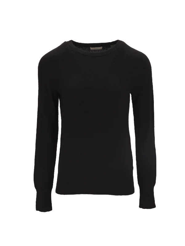 crew-neck cashmere sweater