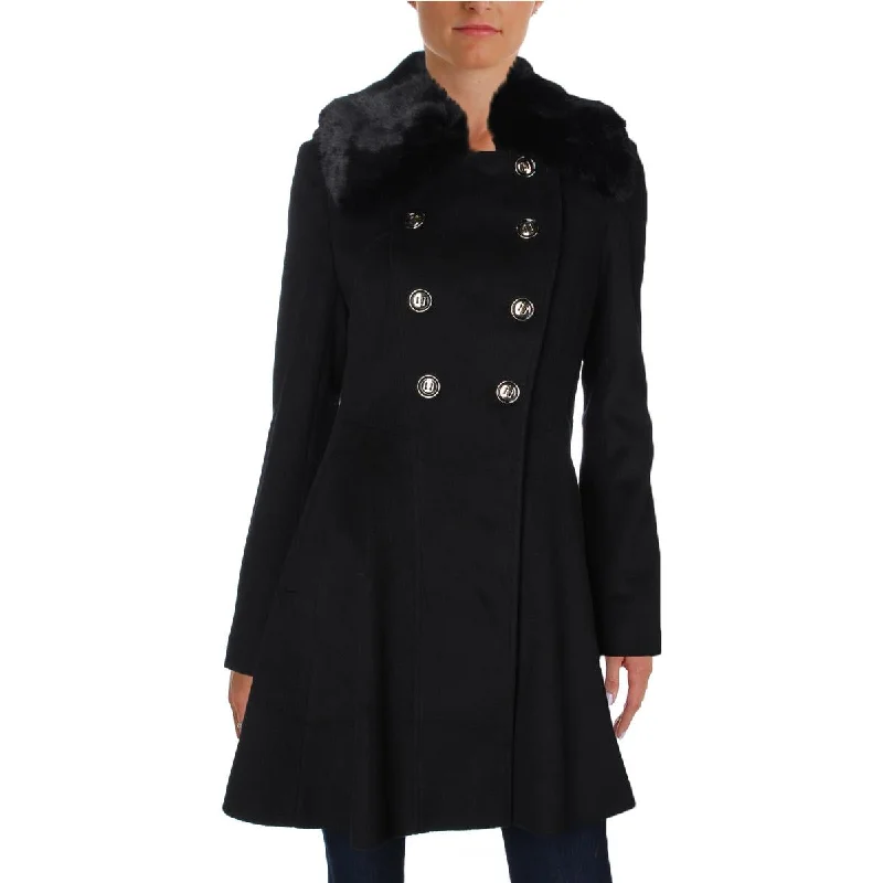 Via Spiga Womens Winter Warm Pea Coat