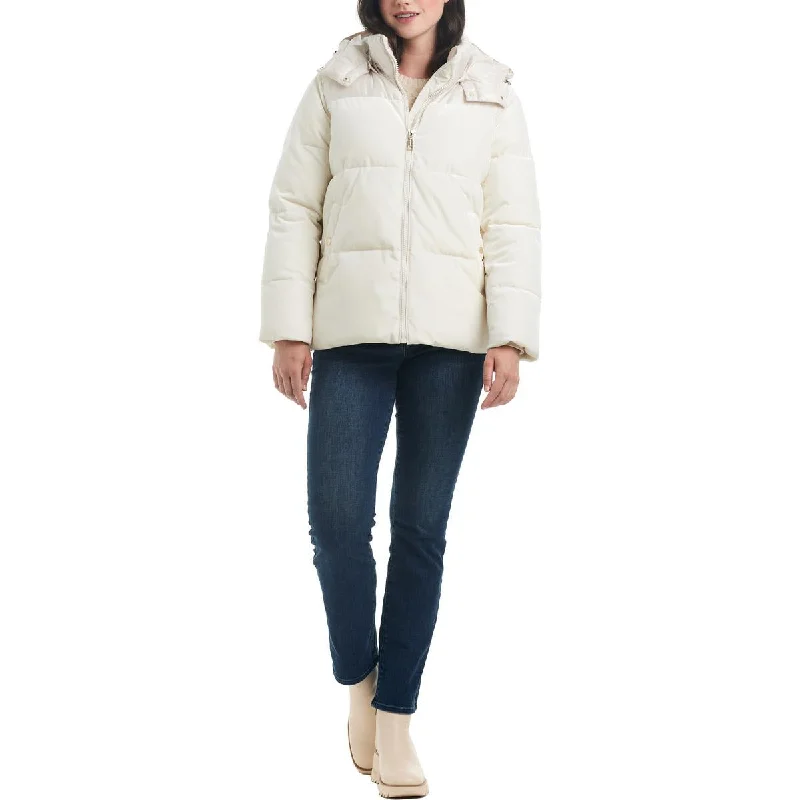 Vince Camuto Womens Cold Weather Cozy Puffer Jacket