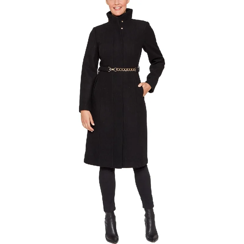 Vince Camuto Womens Wool Blend Warm Wool Coat