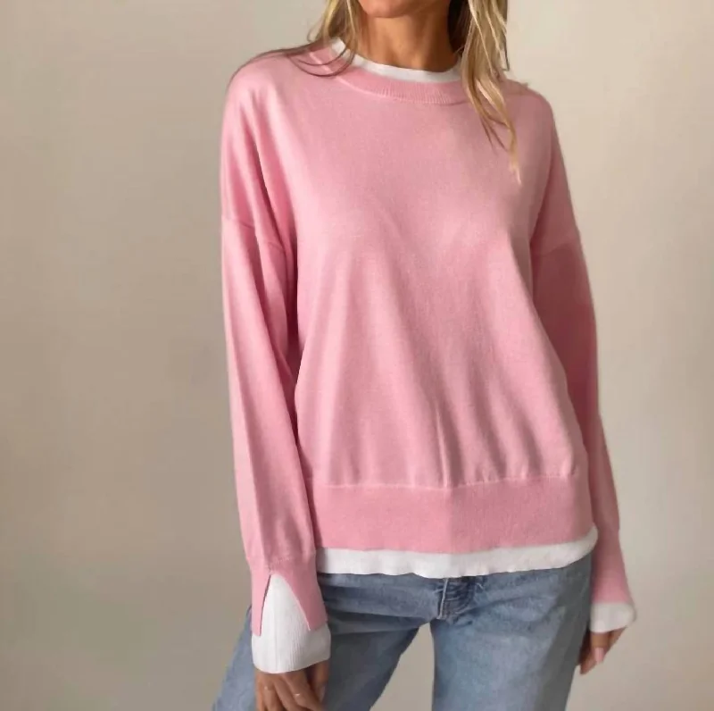 Claire Sweater In Pink