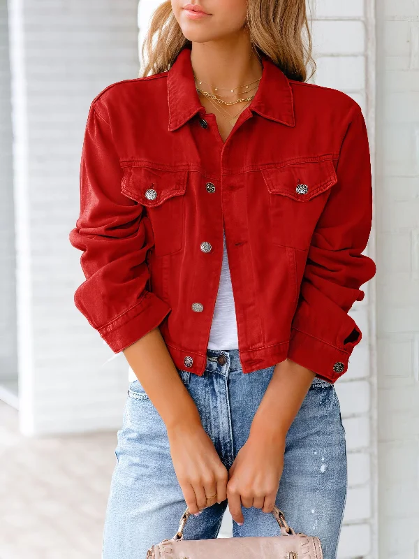 Button-Down Denim Jacket