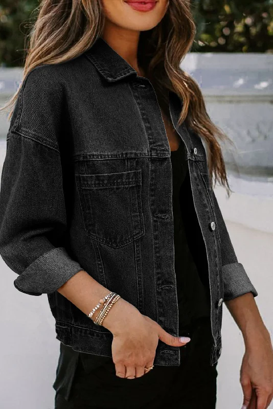 Edgy Denim Jacket