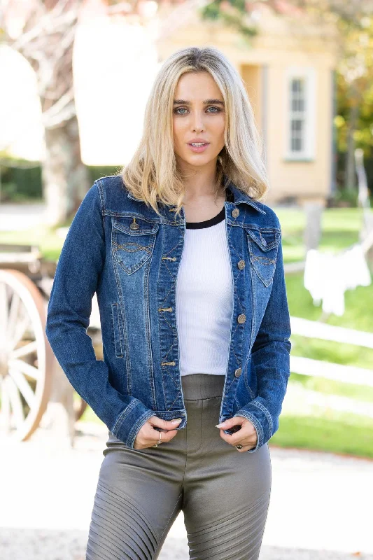 Tatum Denim Jacket Dark Blue