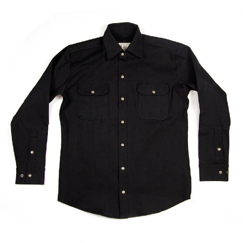 Witham Work Shirt - Black Selvage Denim