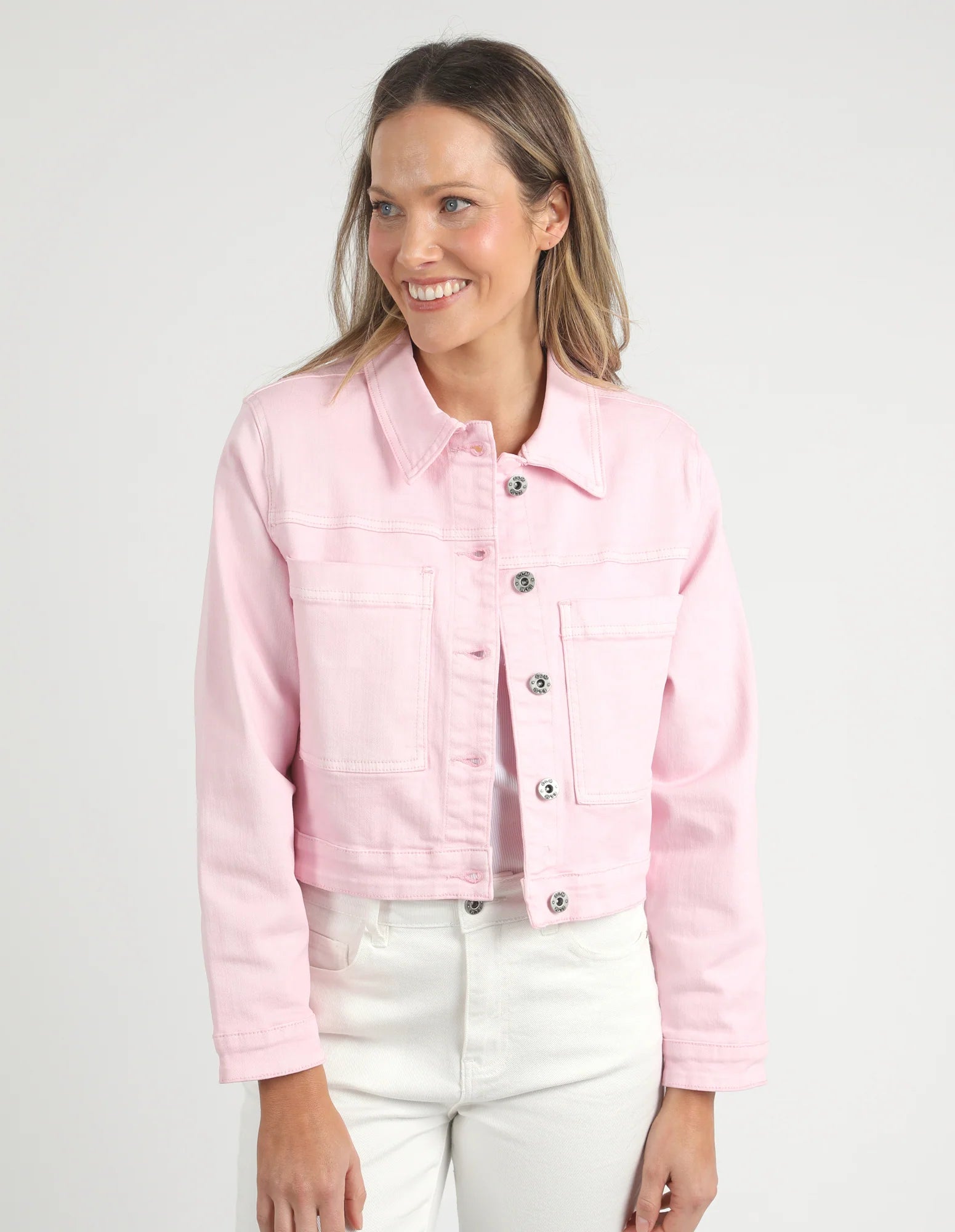 Hazel Denim Jacket Pinkaboo