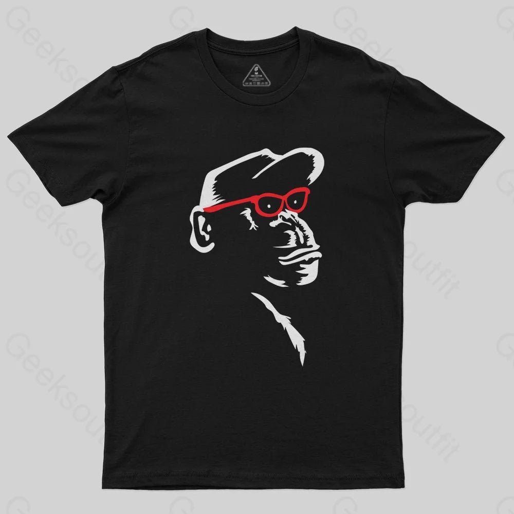 Chimp With Red Glasses T-Shirt