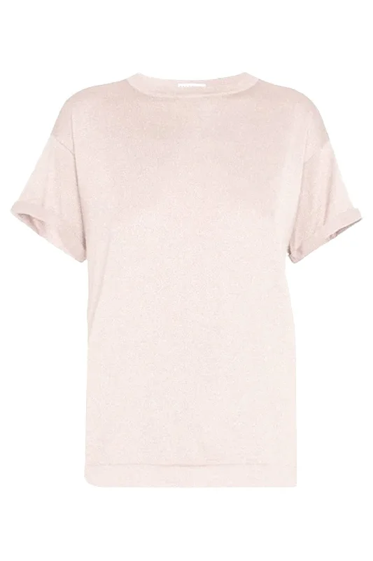 Lurex T-Shirt - Rose