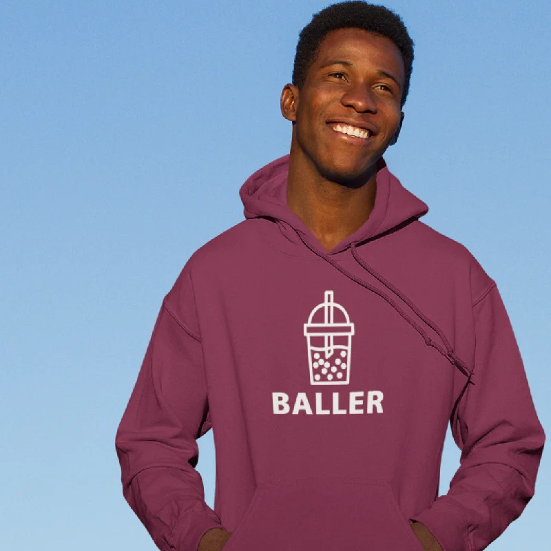 Baller Unisex Heavy Hooded Sweatshirt