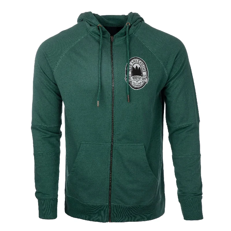 Clothing Co. Full Zip Hoodie in Mallard