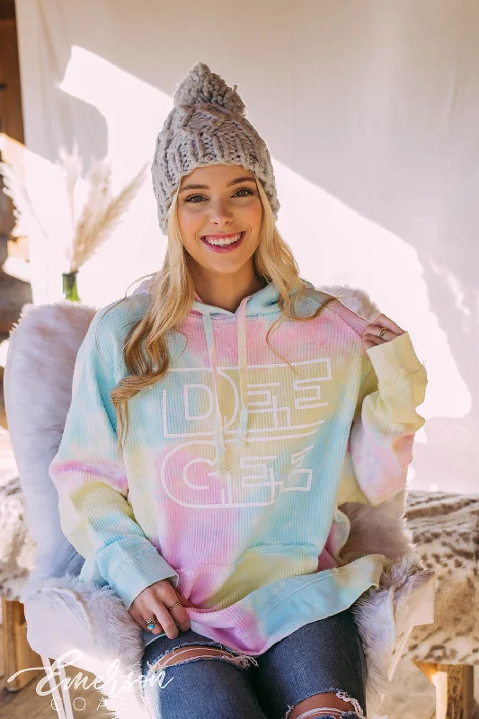 Dee Gee Tie Dye Corduroy Hoodie