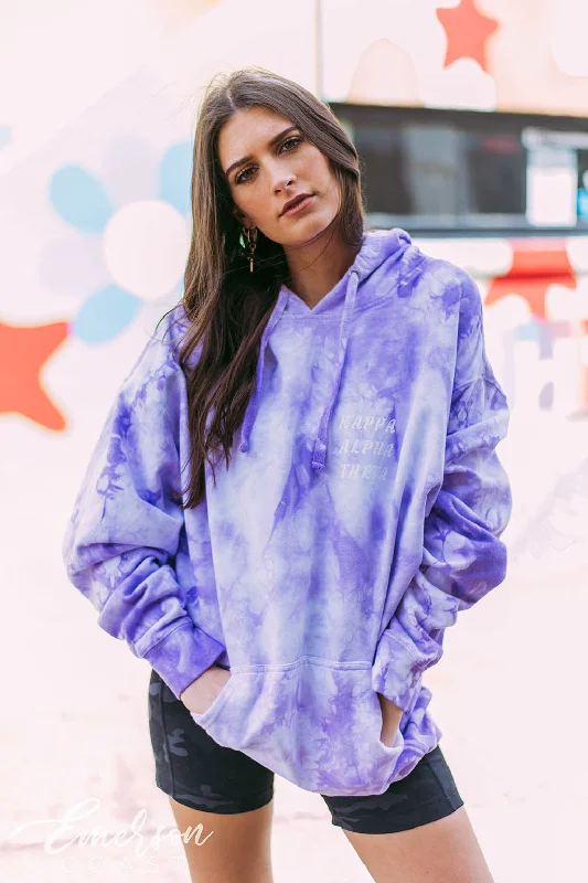 Kappa Alpha Theta Lavender Crystal Wash Hoodie