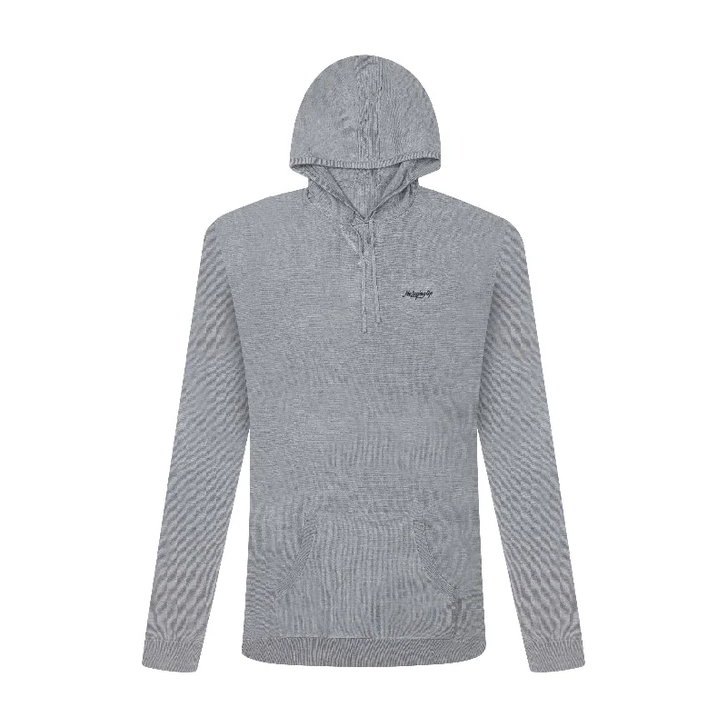 NLU x FJ Sweater Hoodie | Heather Grey