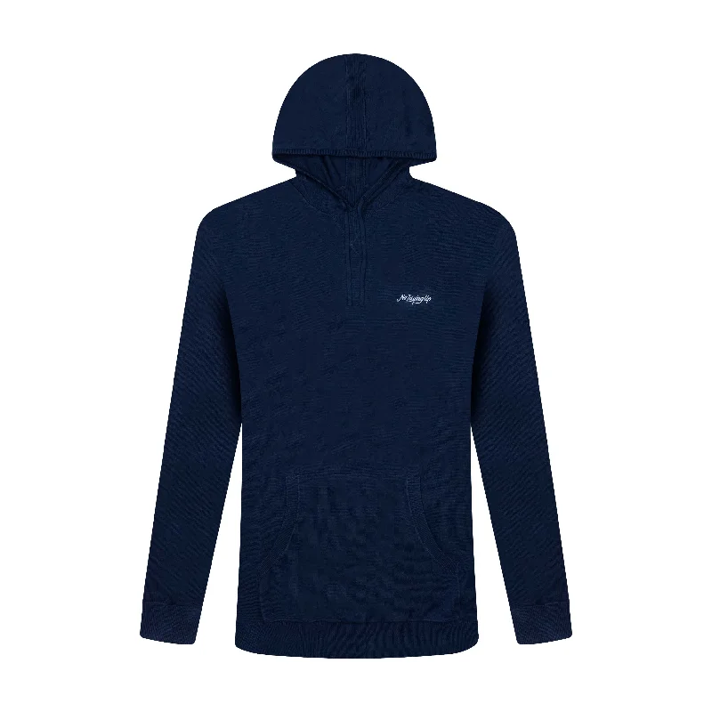 NLU x FJ Sweater Hoodie | Navy