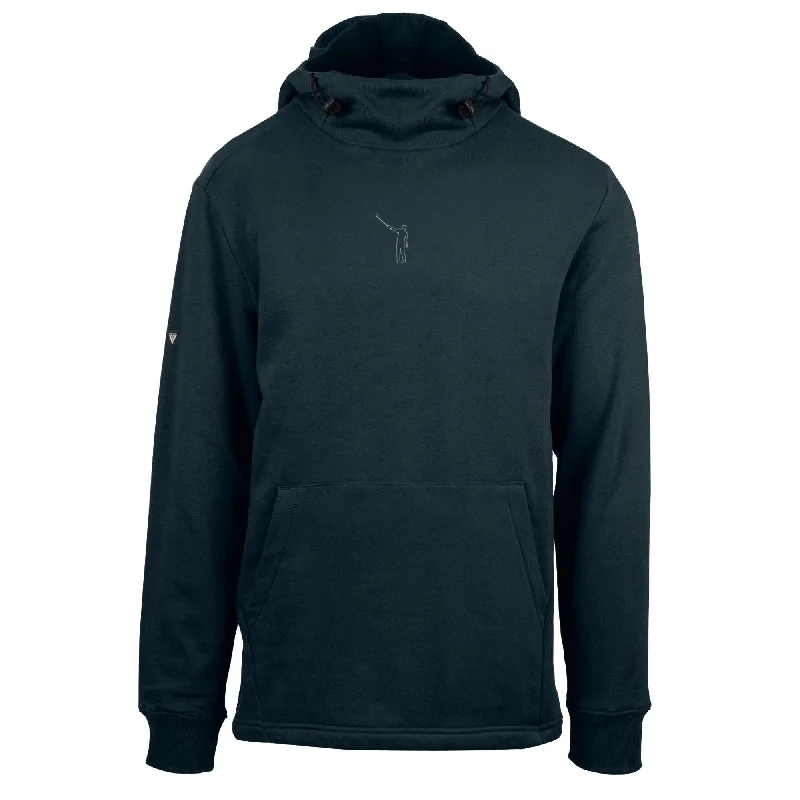 NLU x Levelwear Technical Hoodie | Navy w/ Rye Wayward Drive Outline Logo