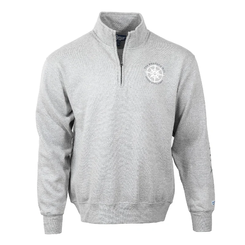 Roam Free 1/4 Zip in Graphite