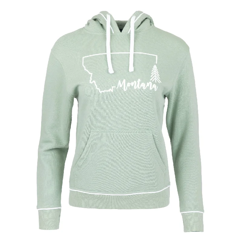 Simply Montana Hoodie in Greenstone